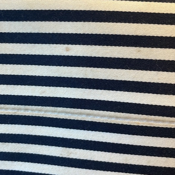 Vintage Kate Spade navy and white striped tote - Picture 11 of 14